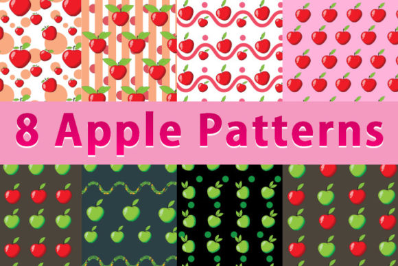 Apple Patterns: Versatile Design Elements for Creative Projects