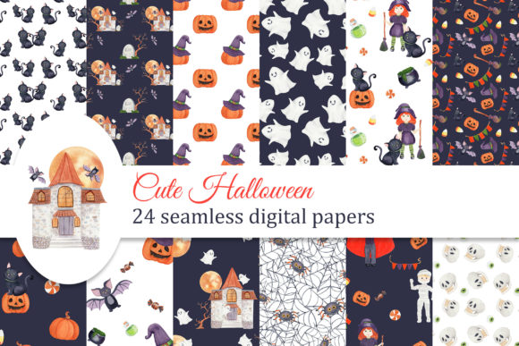 Halloween Digital Paper, Patterns: A Strategic Tool for Creative and Business Success