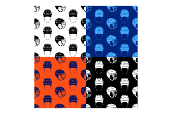 Patterns with Ice Hockey Helmets