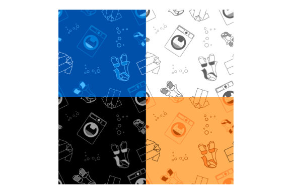 Patterns with Washing Machine Clothes and Foam Bubbles: A Creative Workflow Tool