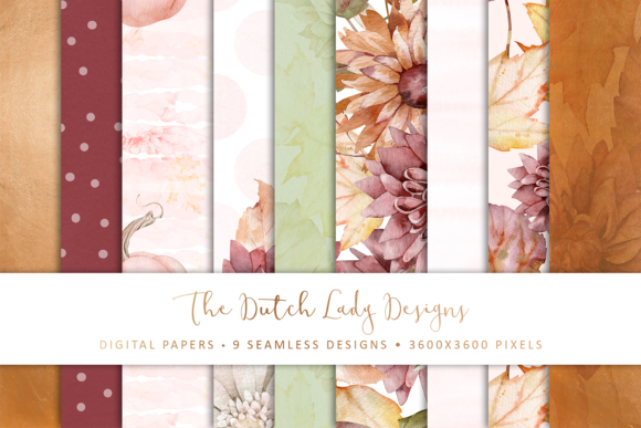 Seamless Patterns - Happy Fall: A Practical Guide for Digital Creators