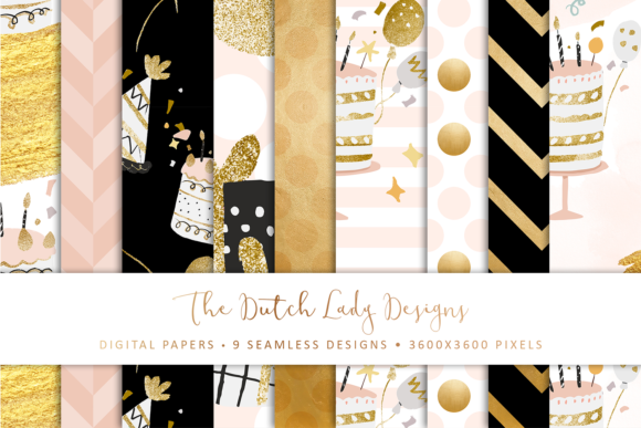 Seamless Patterns - It's Party Time